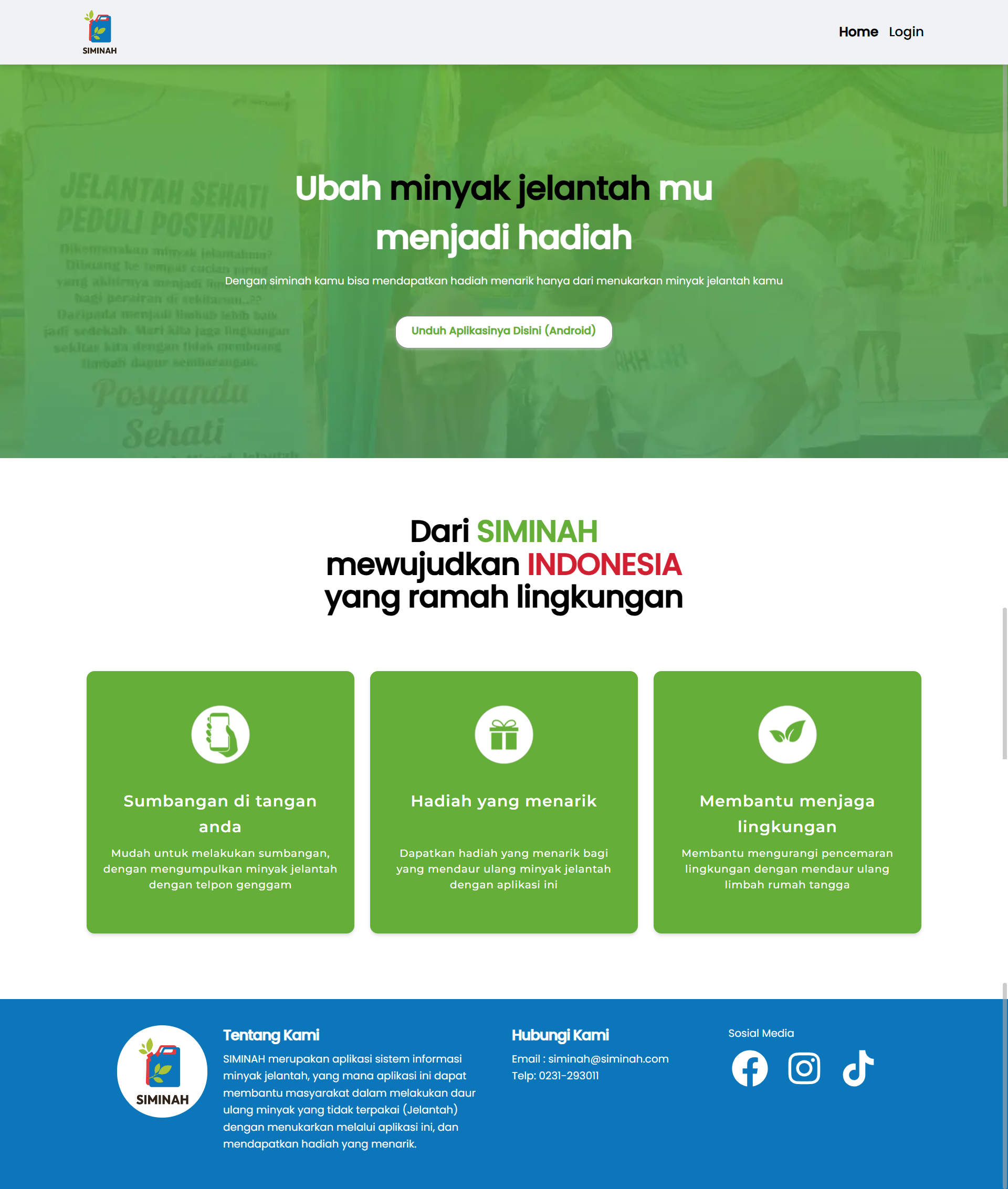 Halaman beranda